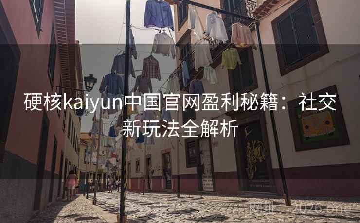 硬核kaiyun中国官网盈利秘籍:社交新玩法全解析