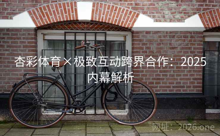 杏彩体育×极致互动跨界合作：2025内幕解析