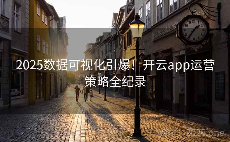 2025数据可视化引爆！开云app运营策略全纪录