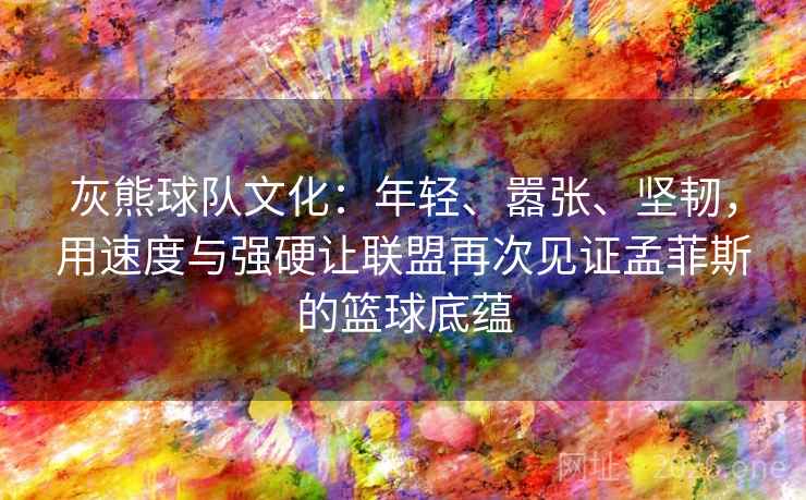 灰熊球队文化：年轻、嚣张、坚韧，用速度与强硬让联盟再次见证孟菲斯的篮球底蕴