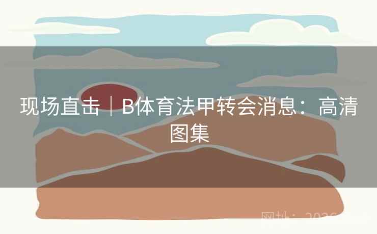 现场直击｜B体育法甲转会消息：高清图集