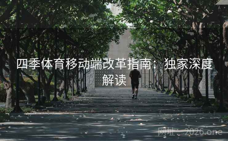 四季体育移动端改革指南：独家深度解读