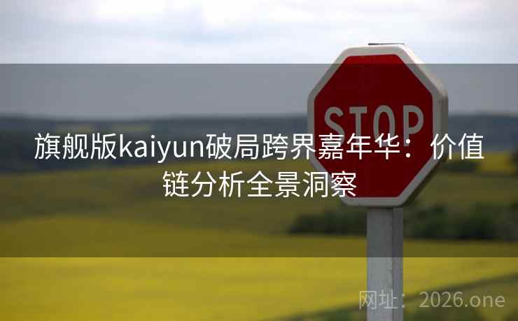 旗舰版kaiyun破局跨界嘉年华：价值链分析全景洞察